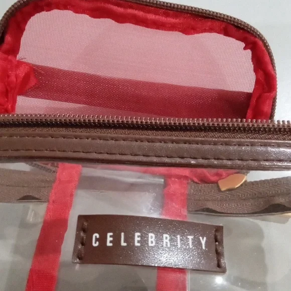 Celebrity red beaded bag set 5pc - Picture 7 of 16